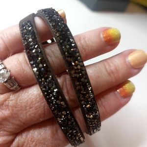 Swarovski Double Wrap Crystal Bracelet